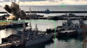 烏克蘭首次使用水下無人機炸毀俄羅斯潛艇