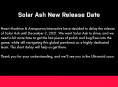 《烈日餘灰 Solar Ash》延期至12月