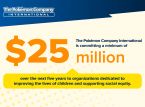 神奇寶貝公司承諾向改善兒童生活的組織提供2500萬美元