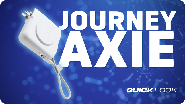 Journey 的 AXIE 壁式充電器還兼作移動電源
