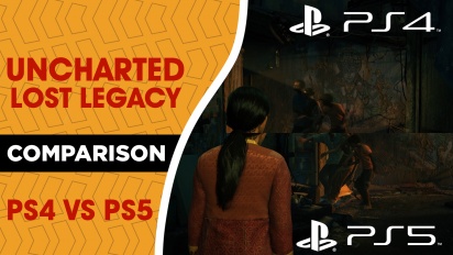 《秘境探險：盜賊傳奇合輯》-《失落的遺產》PS4/PS5 Gameplay 比較