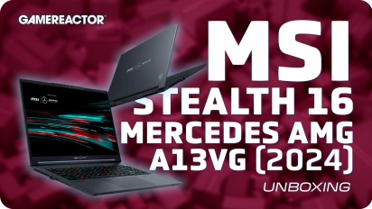 MSI Stealth 16 Mercedes-AMG Motorsport A13V (2024) - 拆箱